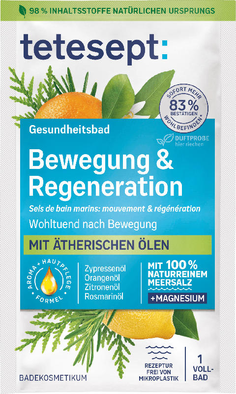 tetesept Badesalz Bewegung & Regeneration