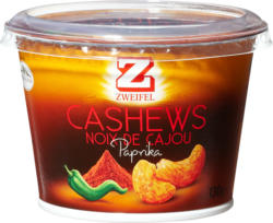 Zweifel Nussspezialitäten, Cashews Paprika, 130 g