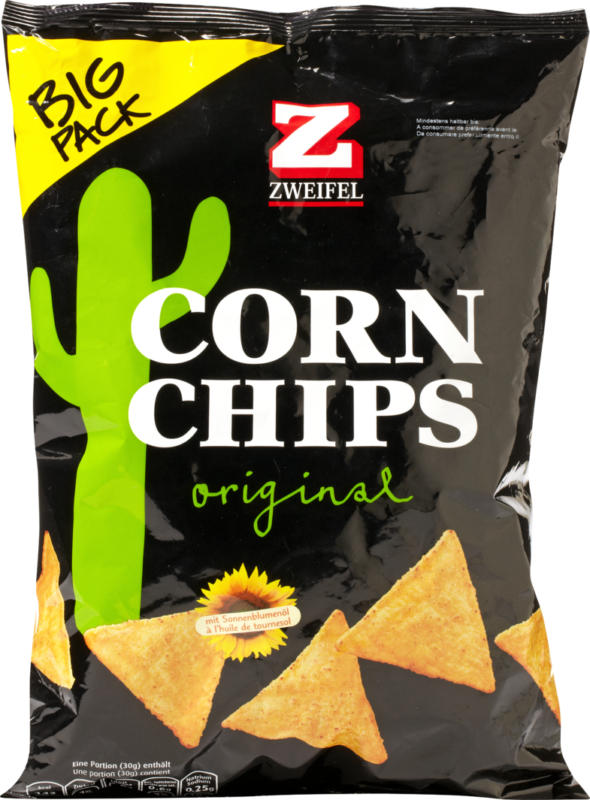 Corn Chips Zweifel, - original, 250 g