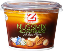 Spécialités à base de noix Zweifel, Mélange de noix, Sel des Alpes, 130 g