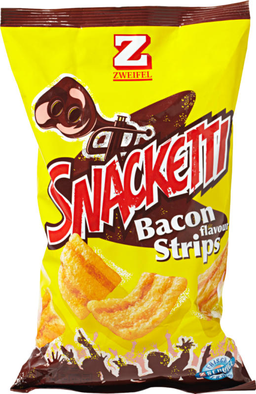 Snacketti Bacon Strips Zweifel, 75 g