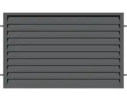 Zaunfeld Polbram Klaudia 2 x 1,2 m anthrazit