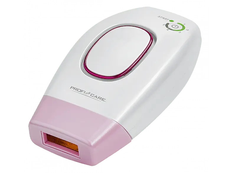 Profi Care PC-IPL 3024 IPL-Haarentfernungsgerät (Weiß / Rosa, mit 1 Aufsatz, Netzbetrieb)