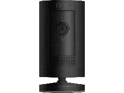 ring Stick Up Cam 2023 Überwachungskamera (Anzahl Kameras: 1, für Innen + Außen, Nachtsichtfunktion, Akkubetrieb, Schwarz)