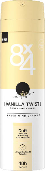 8x4 women Deospray Vanilla Twist