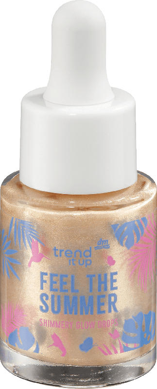 trend !t up Highlighter FEEL THE SUMMER Shimmery Glow Drops PROMO