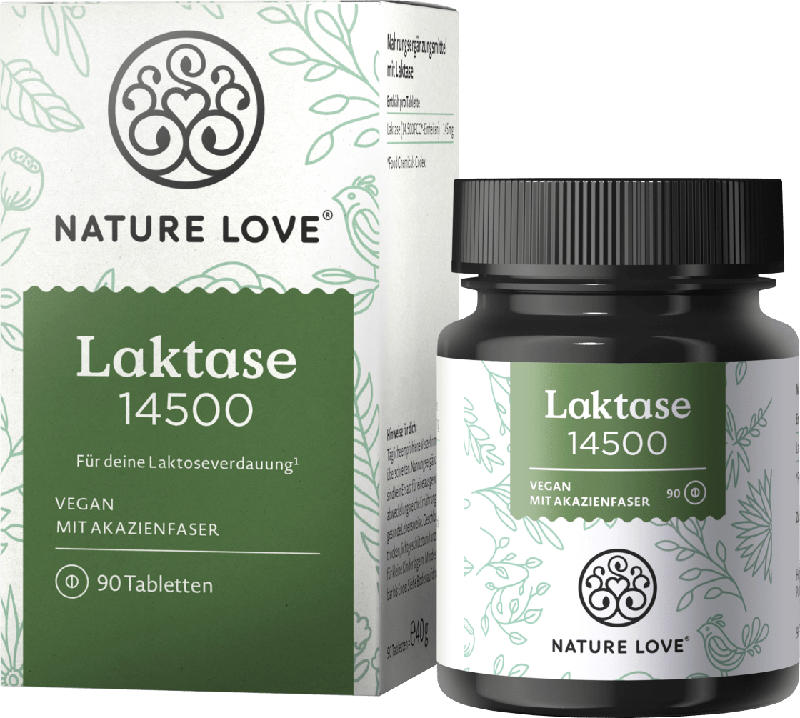 Nature Love Laktase 14.500 Tabletten 90 St