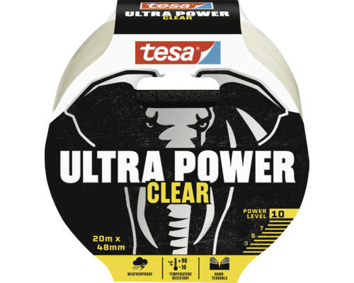 tesa Ultra Power Clear Klebeband transparent 48 mm x 20 m