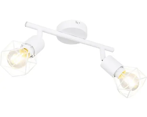 Wandleuchte Spot Globo XARA E14 40 W 2-flammig IP 20 weiß (54802W-2)