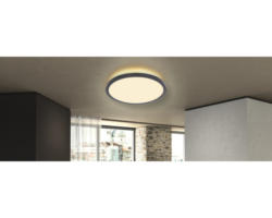 LED Deckenleuchte Globo SAPANA 18 W 1-flammig IP 44 schwarz (41562-18B)