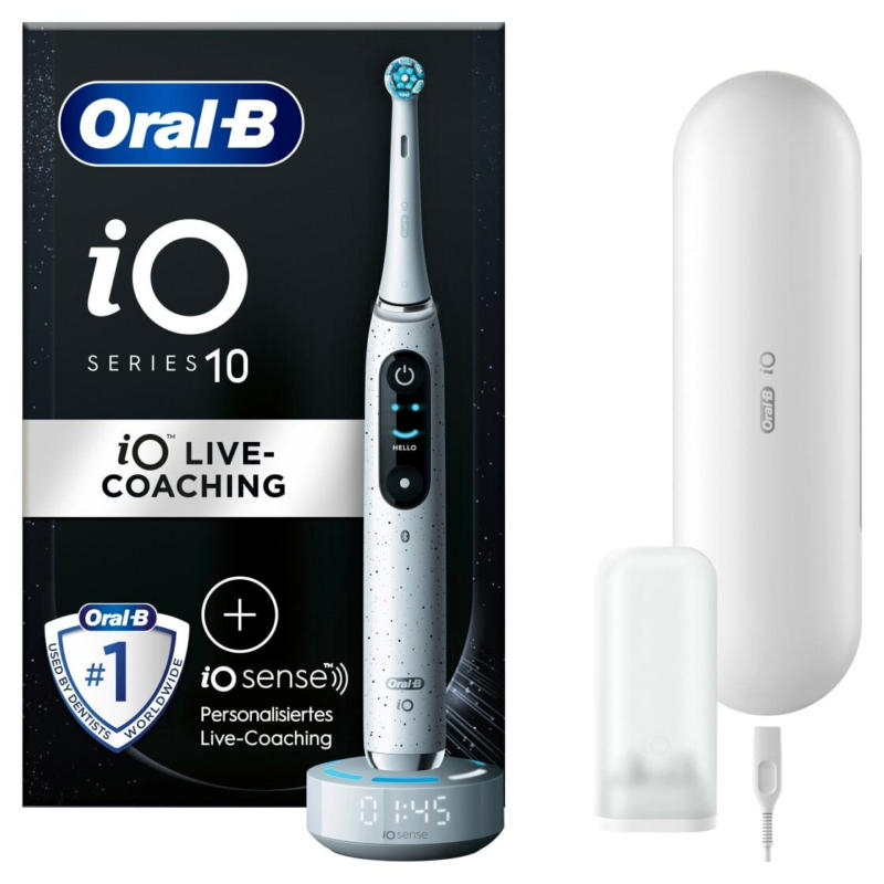 Oral-B iO Series 10 elektrische Zahnbürste Stardust White