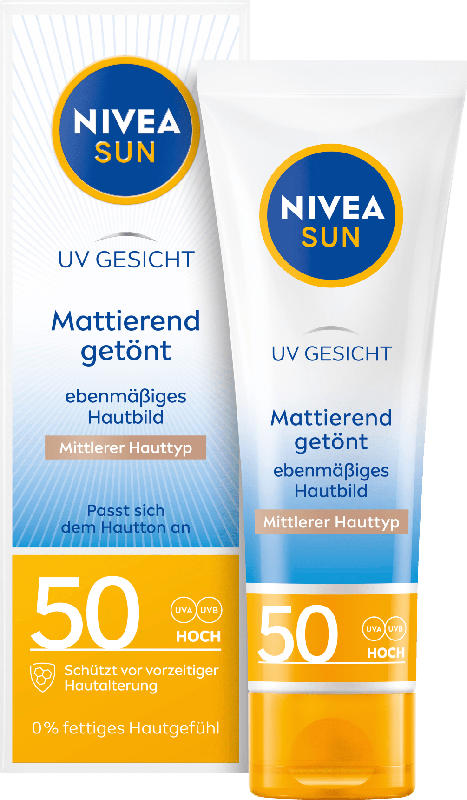 NIVEA SUN Gesichtscreme BB LSF 50+