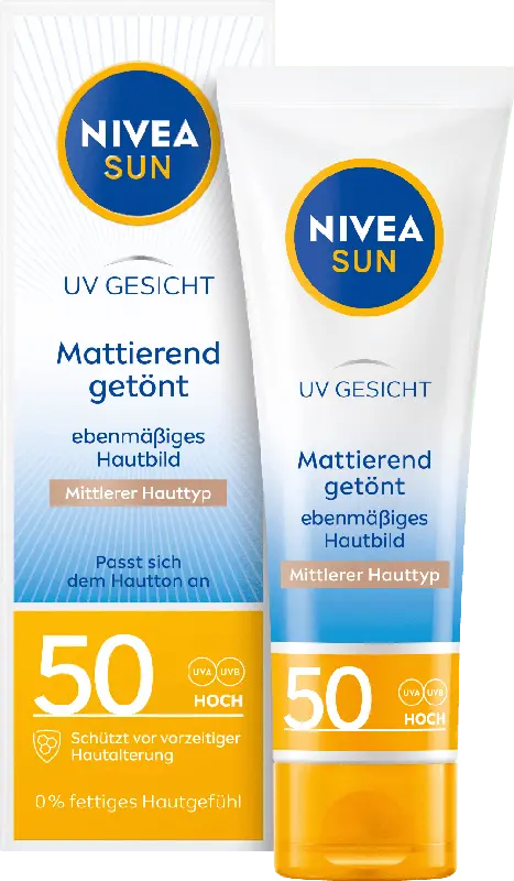 NIVEA SUN Gesichtscreme BB LSF 50+