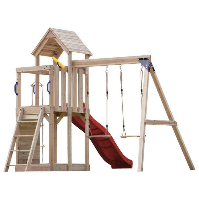 AXI Spielturm Moos braun B/H/L: ca. 342x267x375 cm