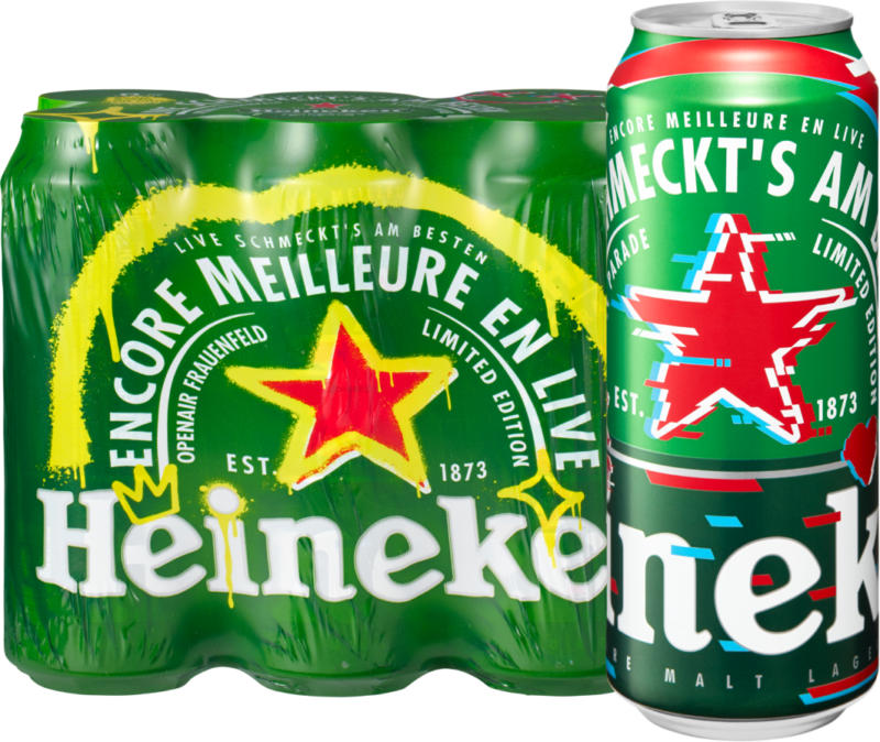 Birra Premium Heineken, 6 x 50 cl