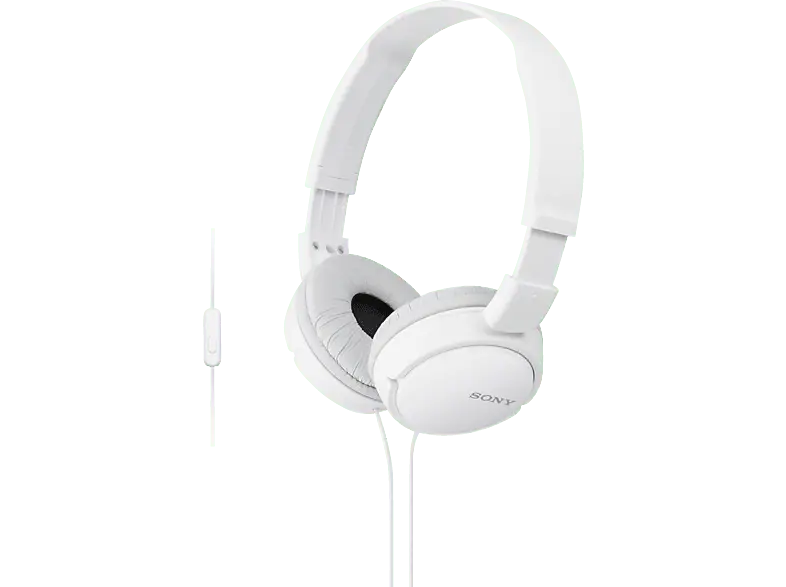 Sony Kopfhörer MDR-ZX110AP, weiß