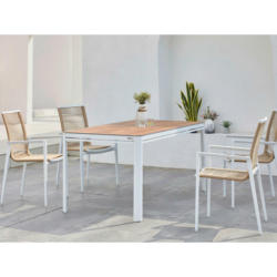 AXI Outdoor Living Gartensitzgruppe Zora braun Kunststoff B/H/L: ca. 160x92x90 cm