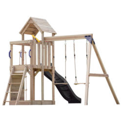 AXI Spielturm Moos braun B/H/L: ca. 342x267x375 cm