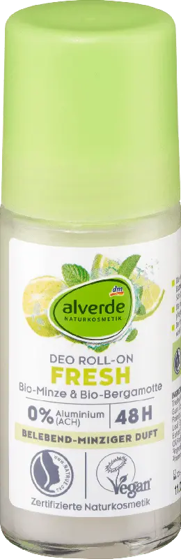 alverde NATURKOSMETIK Deo Roll-On Fresh Minze