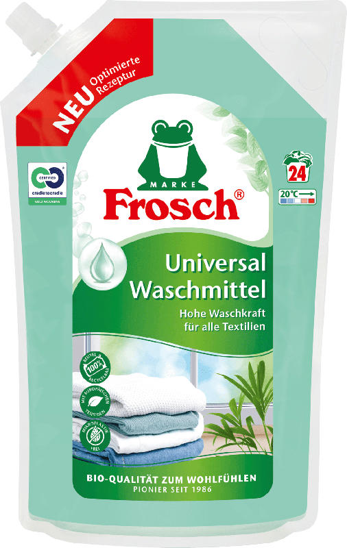 Frosch Vollwaschmittel Flüssig Universal