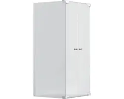 Pendeltür mit Seitenwand Jungborn Sette 1000x800x2000 mm Anschlag rechts Echtglas Klar hell silber mit schmutzabweisender Glasbeschichtung und Puffergriff