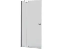 Badewannenfaltwand Jungborn Sette 2-teilig 1200x1600 mm Anschlag links Echtglas Klar hell silber mit Puffergriff