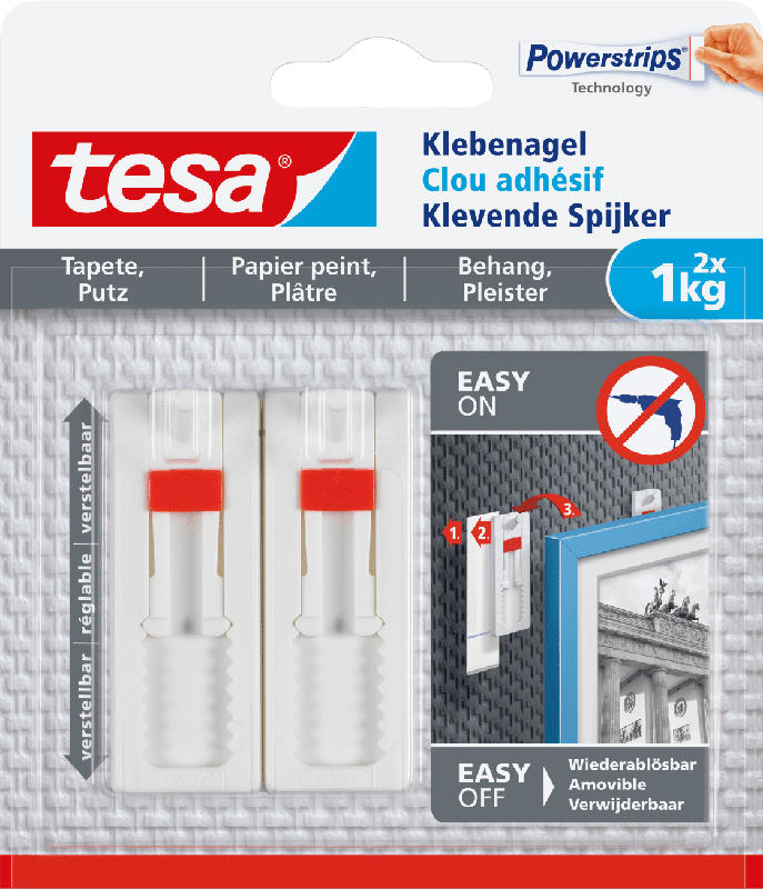 tesa Klebenagel verstellbar