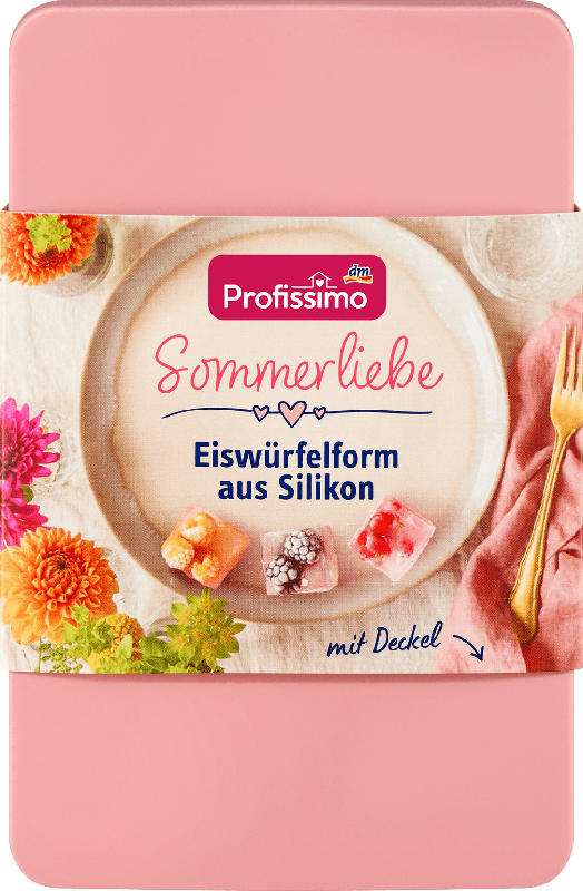 Profissimo Eiswürfelform mit Deckel