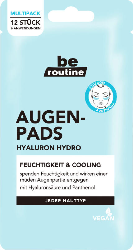 be routine Augenpads Hydrogel Hyaluron Multipack (6 Paare)