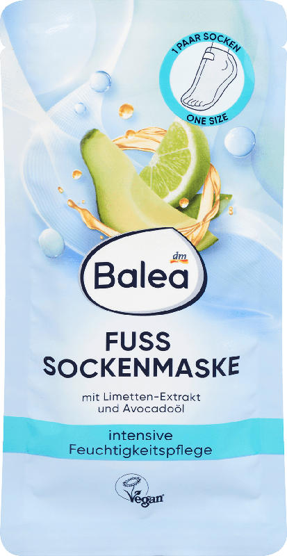 Balea Fuß Socken Maske (1 Paar)