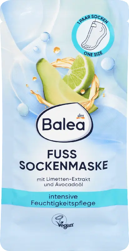 Balea Fuß Socken Maske (1 Paar)