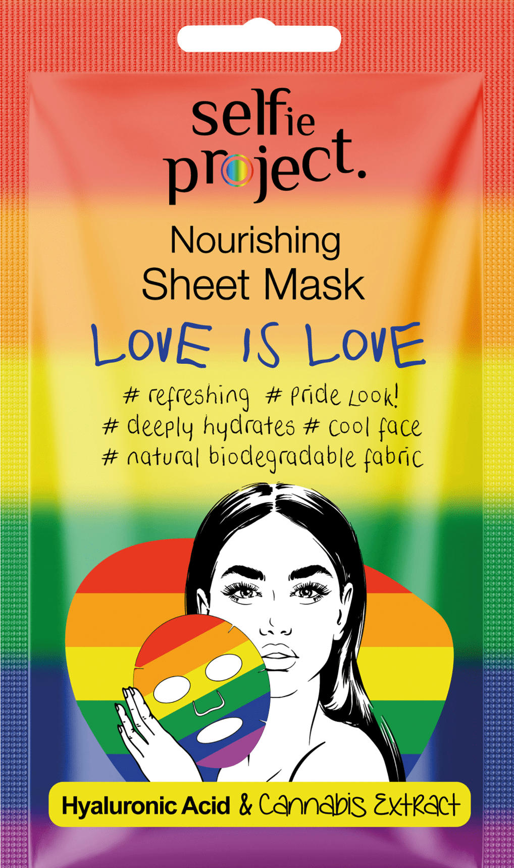 Selfie Project Tuchmaske Nourishing Love is Love