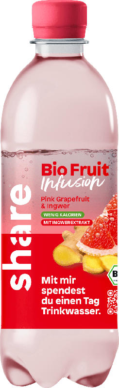 share Erfrischungsgetränk Pink Grapefruit & Ingwer