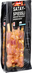 Denner BBQ Satay-Spiessli, Schwein, 4 x 2 x ca. 60 g, per 100 g