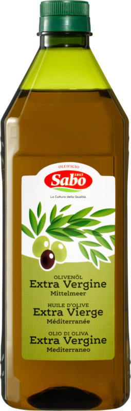Sabo Olivenöl Extra Vergine Mittelmeer, 2 Liter