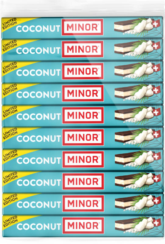 Bastoncini Coconut Minor, 10 x 22 g