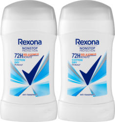 Rexona Deo Solid Stick Cotton Dry, 2 x 50 ml