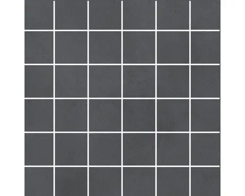 Keramikmosaik Cementine 29,7x29,7 cm anthrazit