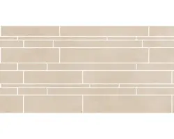 Feinsteinzeug Fliesenbordüre Cementine 30x60 cm Creme