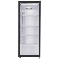 POCOline Glastürkühlschrank GTK144-235 DB schwarz B/H/T: ca. 54x144x55 cm