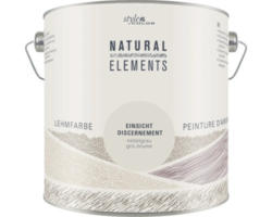 StyleColor NATURAL ELEMENTS Wandfarbe Einsicht Nebezauber grau 2,5 l