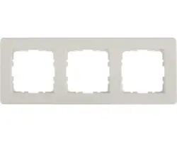 3-fach Rahmen Abdeckung Q-Link F-Line, unterputz, weiß