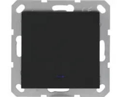 Antennensteckdose QLink F-Line R/TV/SAT Taster unterputz, schwarz