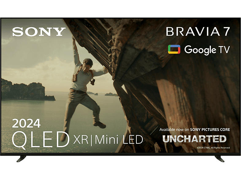 Sony Bravia 7 TV 65’’ QLED (XR l Mini LED) Google Smart (2024); LED QLED TV