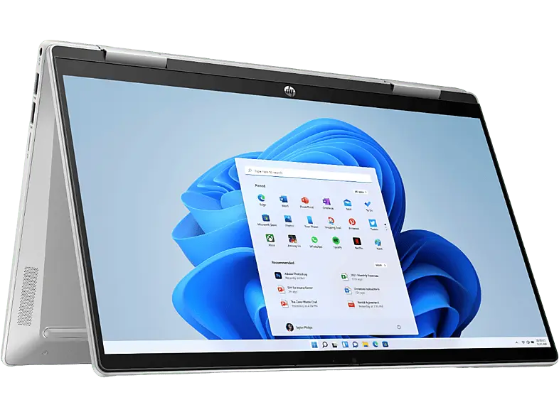 HP Pavilion x360 14-ek0902ng Convertible, Intel® Core™ i5-1235U Prozessor, 8 GB RAM, 512 SSD, 14 Zoll Touch Full-HD, Win11 Home, Natursilber