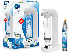 Brita sodaONE Wassersprudler Weiß Wassersprudler, CO² Zylinder inklusive ,