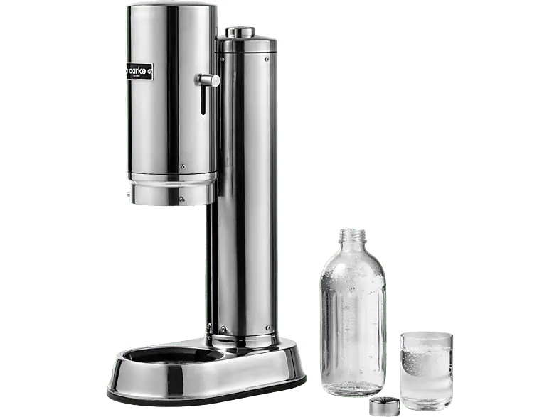 Aarke A1081 Carbonator Pro Wassersprudler mit 1 Flasche , Silber