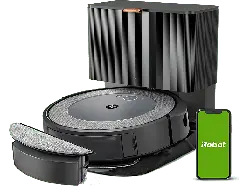 iRobot I5+ Roomba Combo Saug- und Wischroboter inkl. Clean Base®Station (Schwarz)