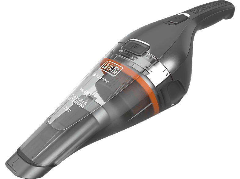 Black & Decker NVC220WC Akku Staubsauger (0,385 l, Akkulaufzeit: 12 min, Chrom)