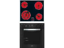 Miele active, Herdset inkl. Kochfeld (Strahlungsheizungskochfeld, A+, 76 l)